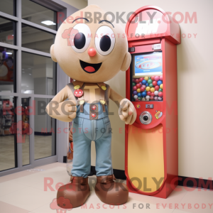 Tan Gumball Machine mascot...