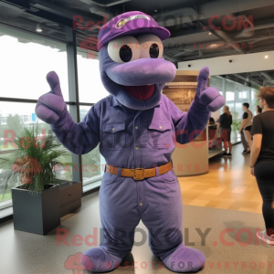 Lilla Titanoboa maskot...