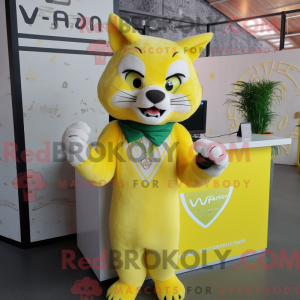 Costume de mascotte de Lynx...