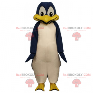 Mascotte de pingouin bleu - Redbrokoly.com