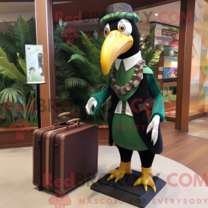 Forest Green Toucan mascot...