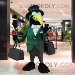 Forest Green Toucan mascot...