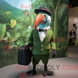 Forest Green Toucan maskot...