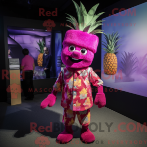Magenta Aas Maskottchen...
