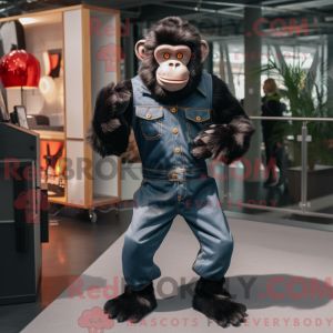 Black Chimpanzee mascot...