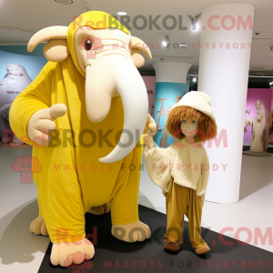 Lemon Yellow Mammoth mascot...