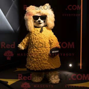 Gold Shepard S Pie mascot...