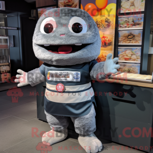 Gray Sushi mascot costume...
