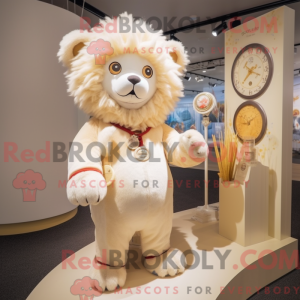 Cream Tamer Lion mascot...