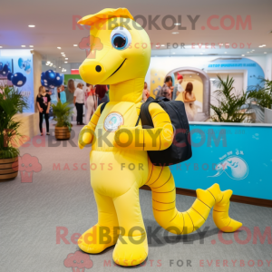 Citrongul havhest maskot...