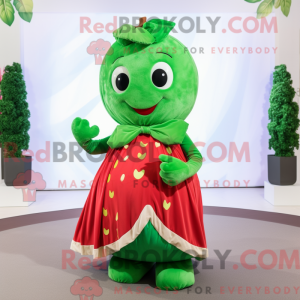 Green Strawberry mascot...