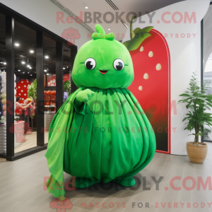 Green Strawberry mascot...