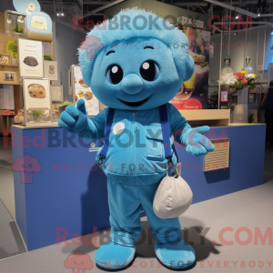 Cyan Meatballs maskot...