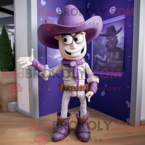 Lavendel Cowboy maskot...