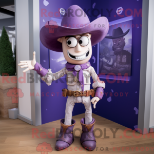 Lavender Cowboy mascot...