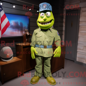 Lime Green American Soldier...