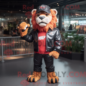 Red Sabeltand Tiger maskot...