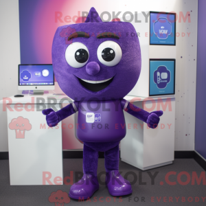 Lilla Computer maskot...