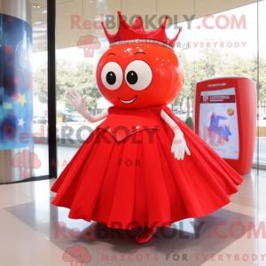 Red Ray mascot costume...