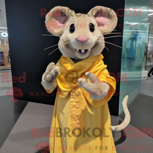 Gouden Rat mascottekostuum...