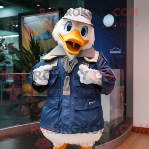 Navy Geese mascot costume...