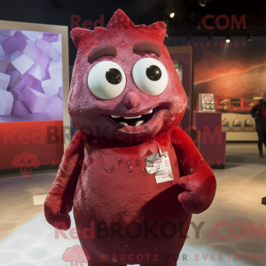 Maroon Ice Maskottchen...