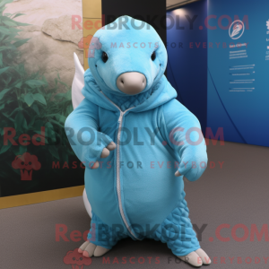 Postava maskota Sky Blue...