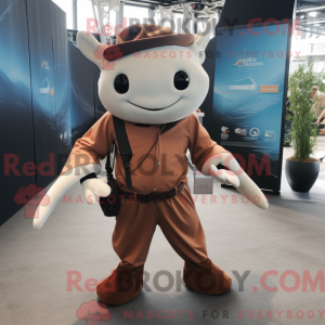Rust Manta Ray mascot...