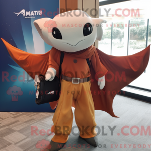 Rust Manta Ray mascot...