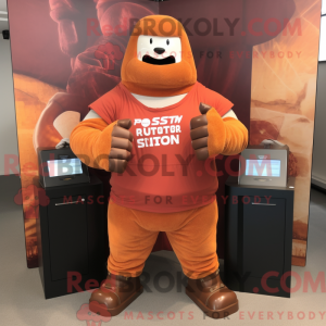 Rust Strongman Maskottchen...