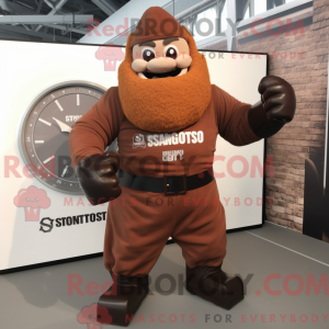 Rust Strongman mascot...