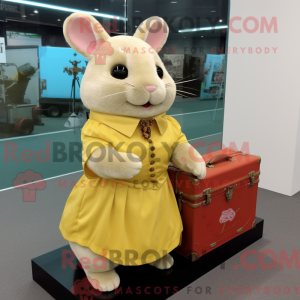 Guld Chinchilla maskot...