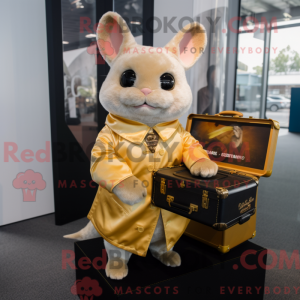 Gold Chinchilla mascot...