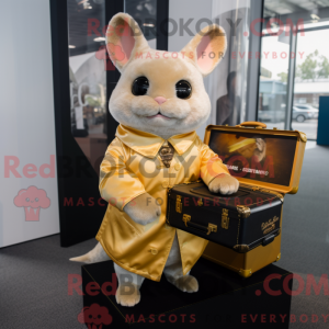Guld Chinchilla maskot...