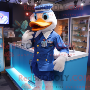 Blue Muscovy Duck mascot...