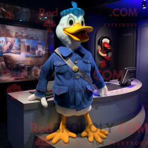 Figura de máscara de pato...