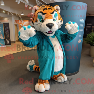 Figura de máscara de tigre...