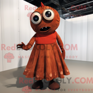 Rust Cyclops mascot costume...
