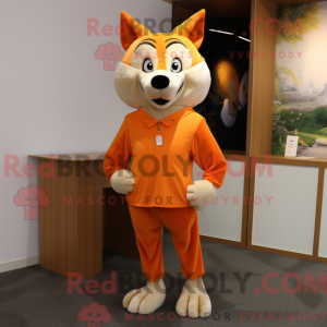 Costume mascotte de Dingo...