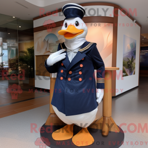 Navy Geese maskot kostume...