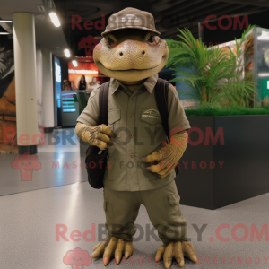 Komodowaran-Maskottchen-Kos...