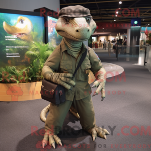 Figura de máscara de dragão...