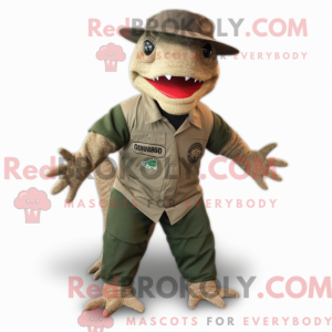 Komodowaran-Maskottchen-Kos...