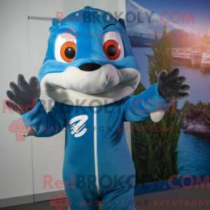 Barracuda mascot costume...