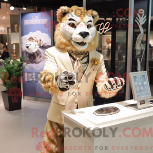 Beige Saber-Toothed Tiger...