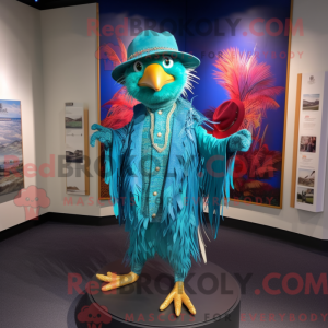 Turquoise Pheasant mascot...