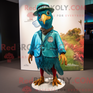 Turquoise Pheasant mascot...