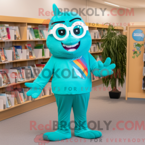 Turquoise Aglet mascot...