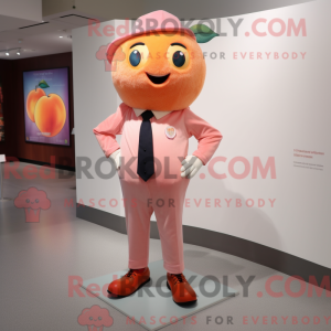 Peach Pink mascot costume...