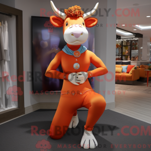 Orange Jersey Cow...